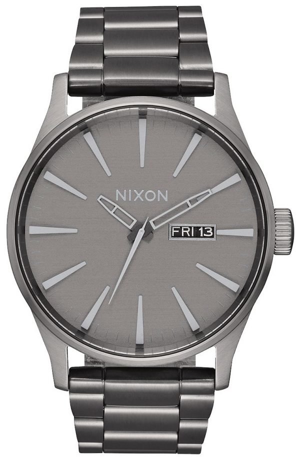 Nixon The Sentry A3562090-00 Kello Harmaa / Teräs