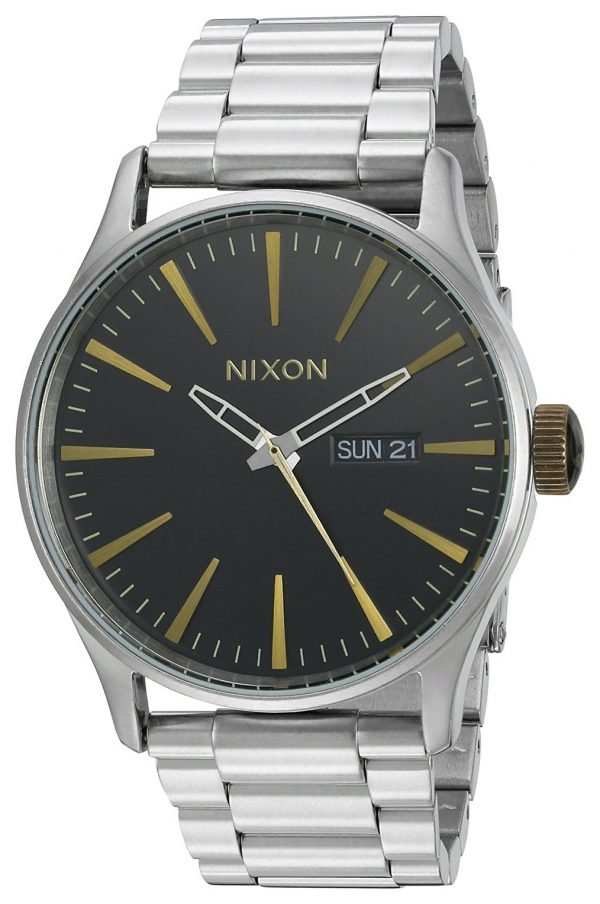 Nixon The Sentry A3562222-00 Kello Musta / Teräs