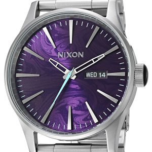 Nixon The Sentry A356230-00 Kello Violetti / Teräs