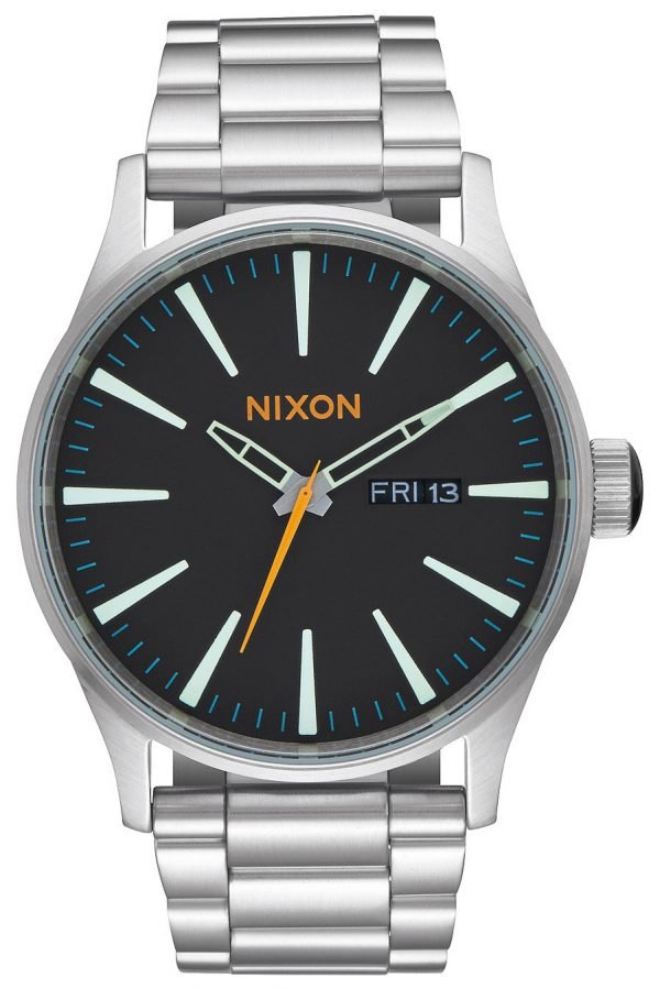 Nixon The Sentry A3562336-00 Kello Musta / Teräs