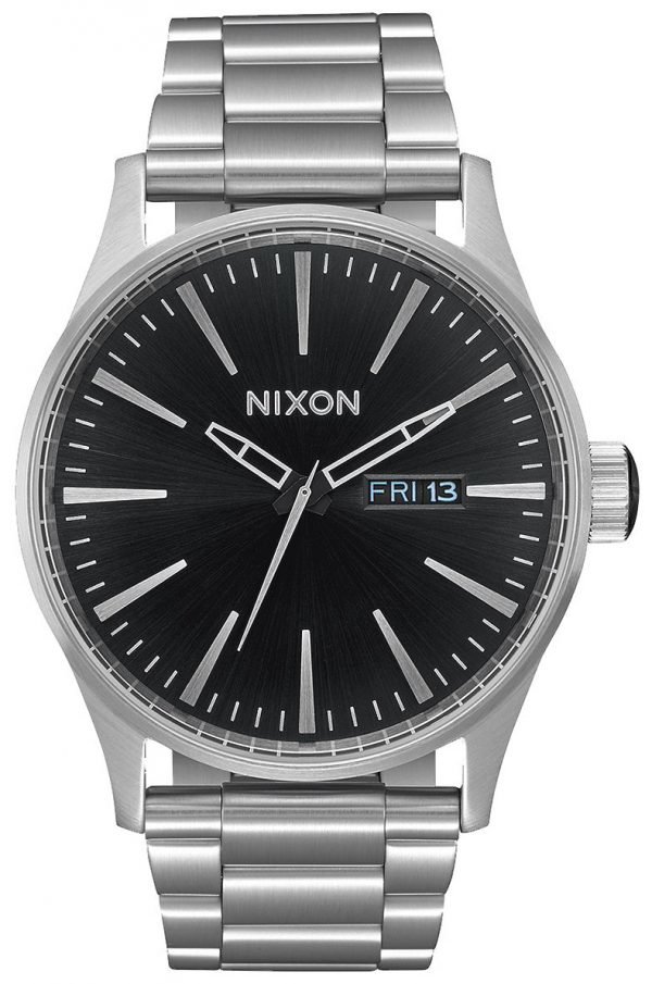 Nixon The Sentry A3562348-00 Kello Musta / Teräs