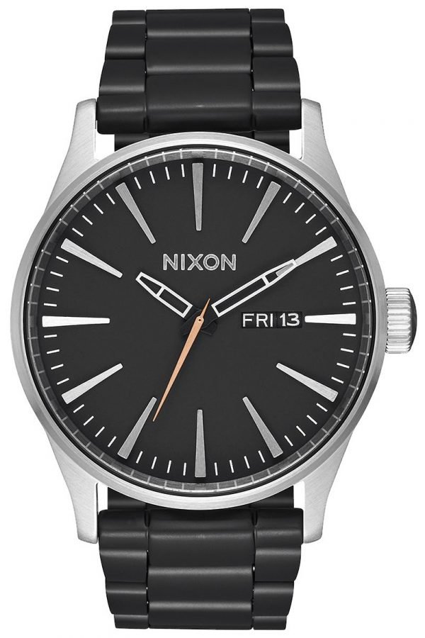 Nixon The Sentry A3562541-00 Kello Musta / Teräs