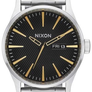 Nixon The Sentry A3562730-00 Kello Musta / Teräs