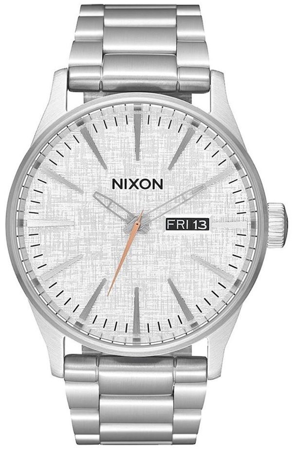 Nixon The Sentry A3562787-00 Kello Hopea / Teräs