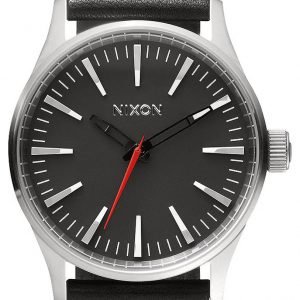 Nixon The Sentry A377000-00 Kello Musta / Nahka