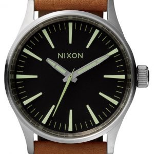 Nixon The Sentry A3771037-00 Kello Musta / Nahka