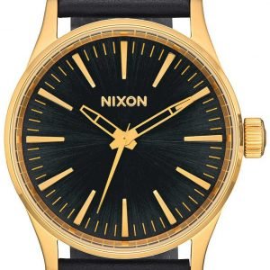 Nixon The Sentry A3771604-00 Kello Musta / Nahka