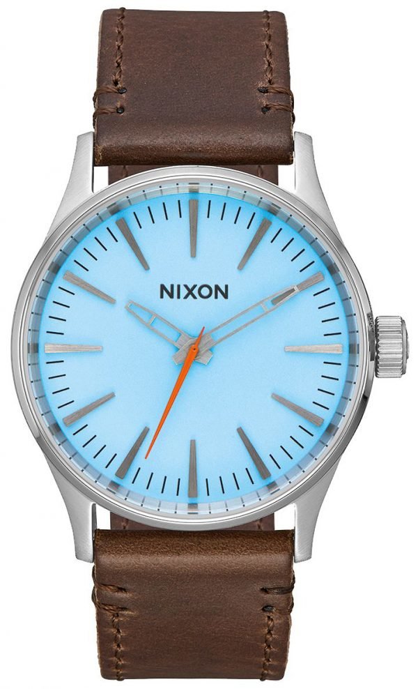 Nixon The Sentry A3772547-00 Kello Sininen / Nahka