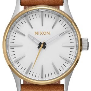 Nixon The Sentry A3772548-00 Kello Valkoinen / Nahka