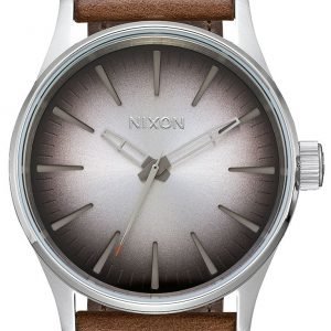 Nixon The Sentry A3772594-00 Kello Harmaa / Nahka