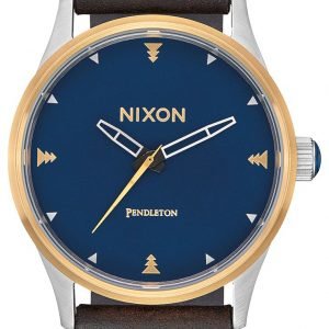 Nixon The Sentry A3772615-00 Kello Sininen / Nahka