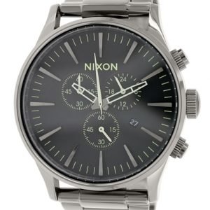 Nixon The Sentry A3861885-00 Kello Harmaa / Teräs