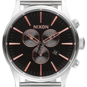 Nixon The Sentry A3862064-00 Kello Musta / Teräs