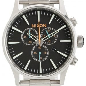 Nixon The Sentry A3862336-00 Kello Musta / Teräs