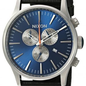 Nixon The Sentry A4051258-00 Kello Sininen / Nahka