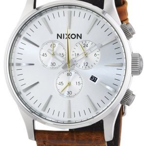 Nixon The Sentry A4051888-00 Kello Hopea / Nahka