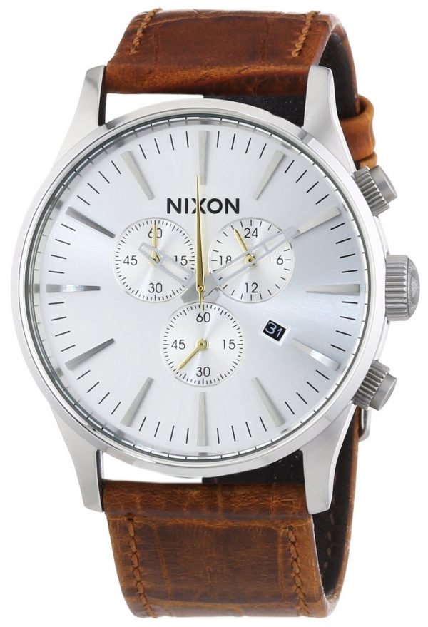 Nixon The Sentry A4051888-00 Kello Hopea / Nahka