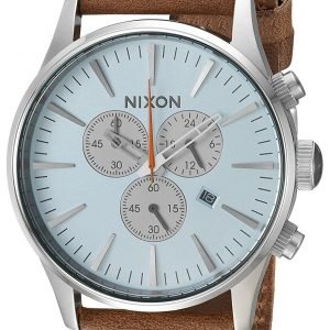 Nixon The Sentry A4052547-00 Kello Sininen / Nahka