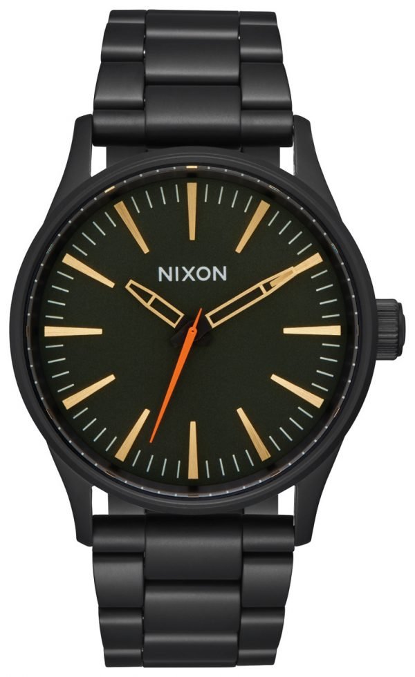 Nixon The Sentry A4501032-00 Kello Musta / Teräs