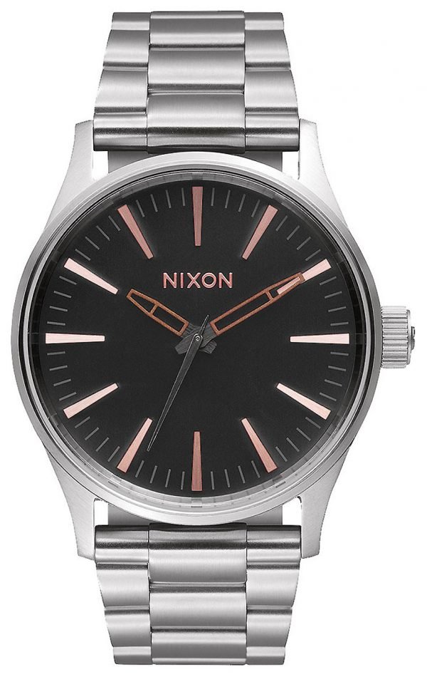 Nixon The Sentry A4502064-00 Kello Musta / Teräs