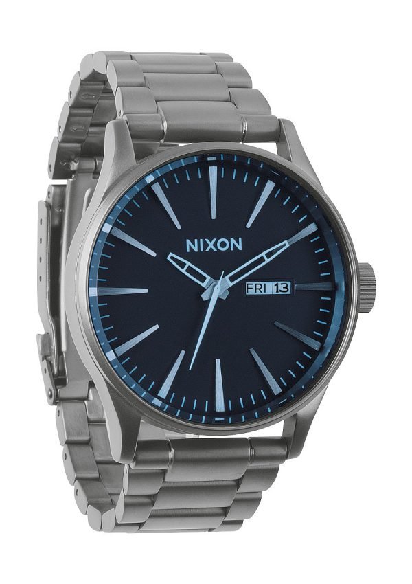 Nixon The Sentry Ss A3561427-00 Kello Harmaa / Teräs