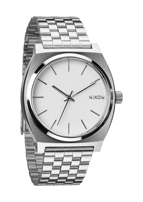 Nixon The Time Teller A045100-00 Kello Valkoinen / Teräs