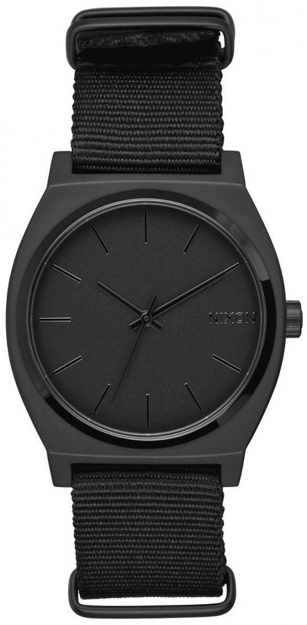 Nixon The Time Teller A0451028-00 Kello Musta / Tekstiili