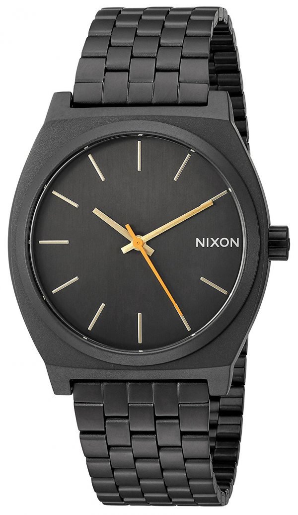 Nixon The Time Teller A0451032-00 Kello Musta / Teräs