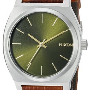 Nixon The Time Teller A0451888-00 Kello Vihreä / Nahka