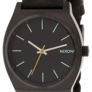 Nixon The Time Teller A0451928-00 Kello Musta / Nahka