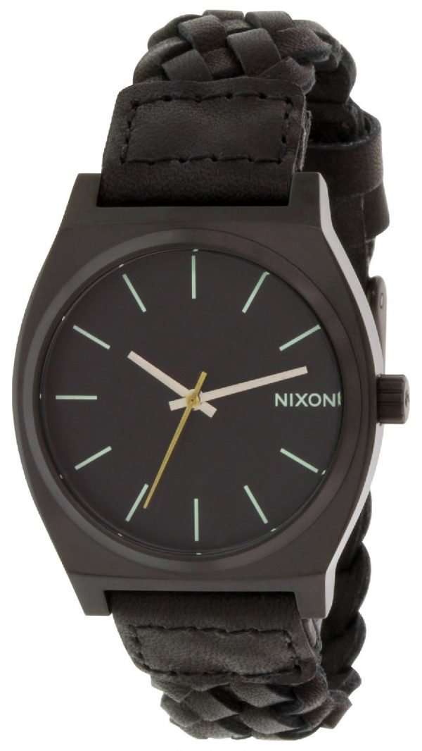 Nixon The Time Teller A0451928-00 Kello Musta / Nahka