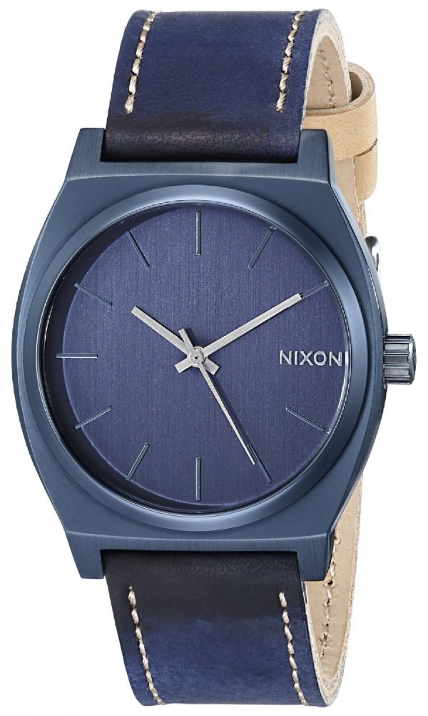 Nixon The Time Teller A0451930-00 Kello Sininen / Nahka