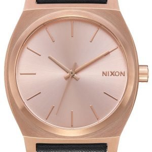 Nixon The Time Teller A0451932-00 Kello Punakultaa / Nahka