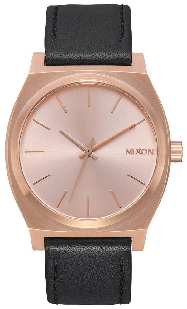 Nixon The Time Teller A0451932-00 Kello Punakultaa / Nahka