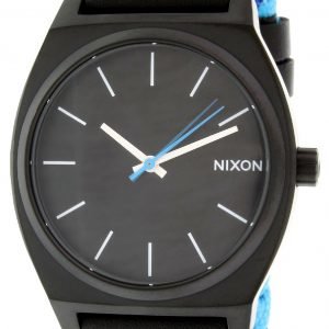 Nixon The Time Teller A0451936-00 Kello Musta / Nahka