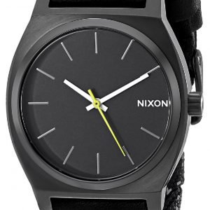 Nixon The Time Teller A0451941-00 Kello Musta / Nahka