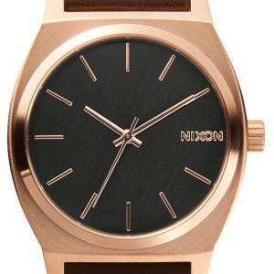 Nixon The Time Teller A0452001-00 Kello Musta / Nahka