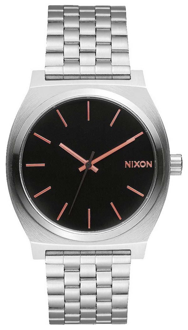 Nixon The Time Teller A0452064-00 Kello Musta / Teräs