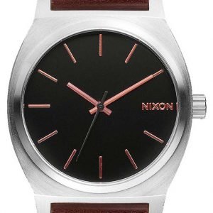 Nixon The Time Teller A0452066-00 Kello Musta / Nahka