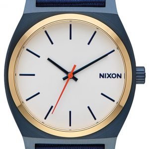 Nixon The Time Teller A0452452-00 Kello Valkoinen / Tekstiili