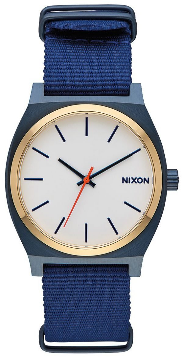 Nixon The Time Teller A0452452-00 Kello Valkoinen / Tekstiili