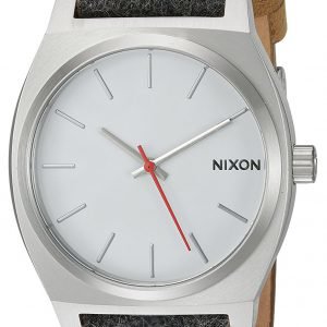 Nixon The Time Teller A0452476-00 Kello Valkoinen / Nahka