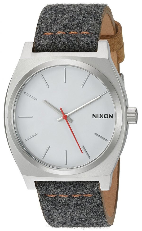 Nixon The Time Teller A0452476-00 Kello Valkoinen / Nahka