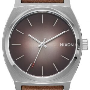 Nixon The Time Teller A0452594-00 Kello Harmaa / Nahka