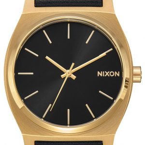 Nixon The Time Teller A0452639-00 Kello Musta / Nahka