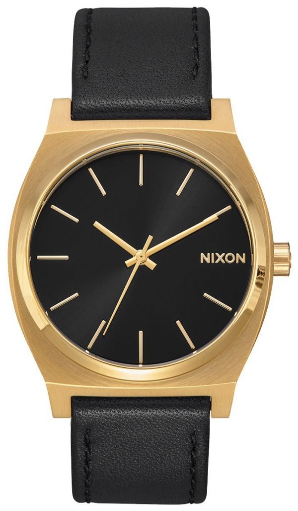 Nixon The Time Teller A0452639-00 Kello Musta / Nahka