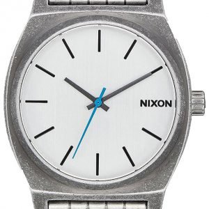 Nixon The Time Teller A0452701-00 Kello Valkoinen / Teräs