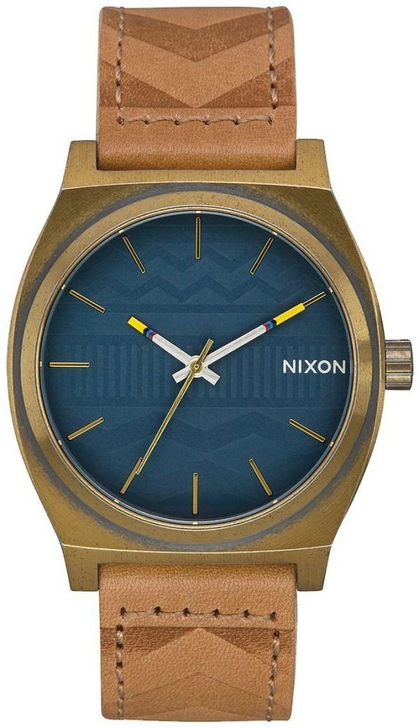 Nixon The Time Teller A0452731-00 Kello Sininen / Nahka