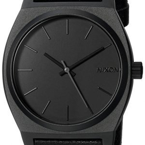 Nixon The Time Teller A0452738-00 Kello Musta / Nahka