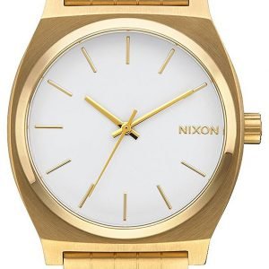 Nixon The Time Teller A045508-00 Kello Valkoinen / Kullansävytetty Teräs